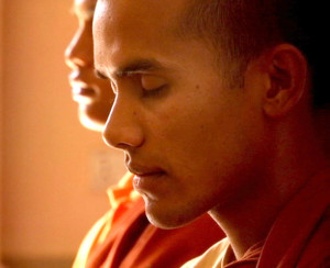 monk meditation 